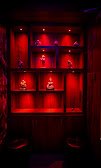 Premium display shelf inside Rejoice International Spa