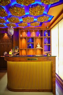 Reception area at Rejoice International Spa Bellandur