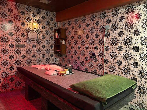 Body therapy room interior at Rejoice International Spa